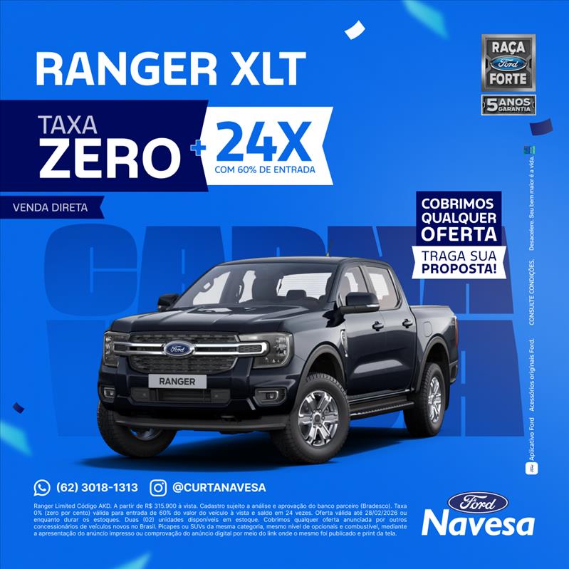  RANGER  3.0 V6 Turbo CD XLT 4X4 0